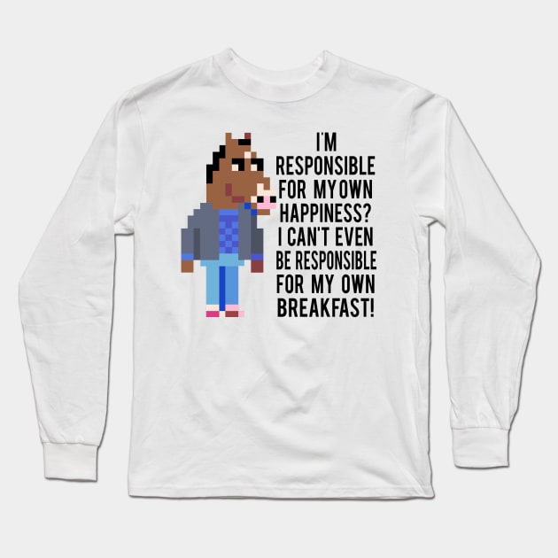 bojack horseman quote Long Sleeve T-Shirt by RobyL